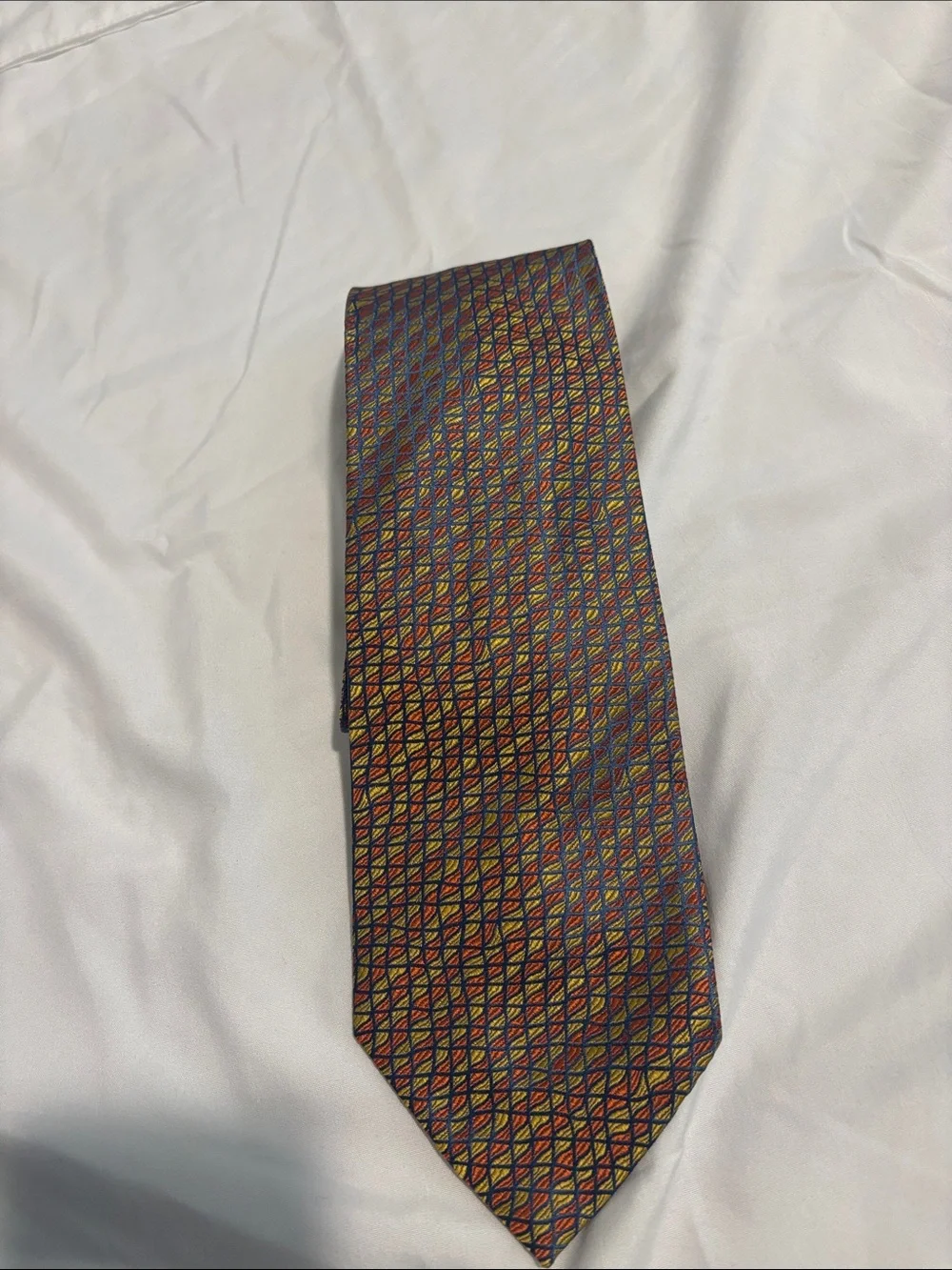 Charvet Multicolor Geometric Men's Tie
